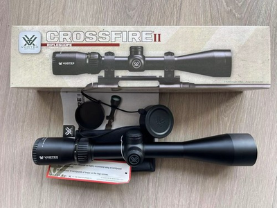 #ad Vortex Optics 4 12x44MM Crossfire II Riflescope V Plex Reticle CF2 31013 NEW $89.00