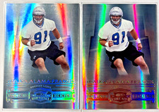 Lote de 2 tarjetas Donruss Century 2007 prueba plata/100/250 Ikaika Alama-Francis RC