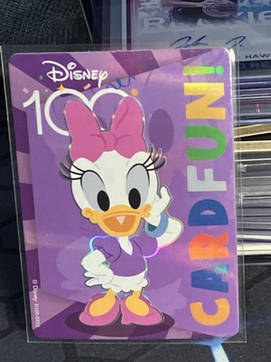 2023 Card Fun Joyful Disney 100 Rainbow Card #D100-SR55 Daisy Duck