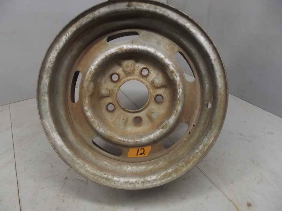 GM ORIGINAL STEEL RALLY WHEEL 14 x 6 rim 5 on 4.75 CHEVY CHEVROLET | eBay