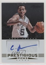 2012 Prestige Prestigious Picks Signatures Cory Joseph #26 Rookie Auto RC 0ym4