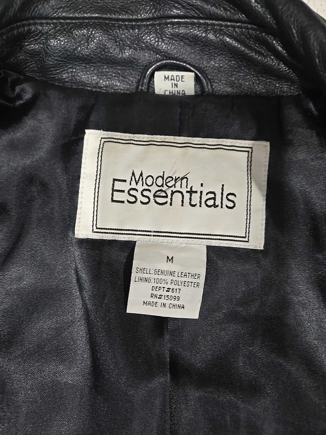 Modern Essentials Leather Jacket Motorcycle Women… - image 5