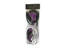 Steren Make Noise Durable Mono Cable Bundle 15-Pack - 5 Pieces of each 6in 3.5mm