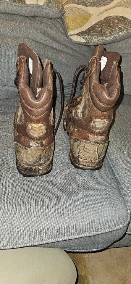 LaCrosse Hunting Boots PAC RT AP 10" 2000 Grams Camouflage Leather Mens Size 9 - Image 4 of 4