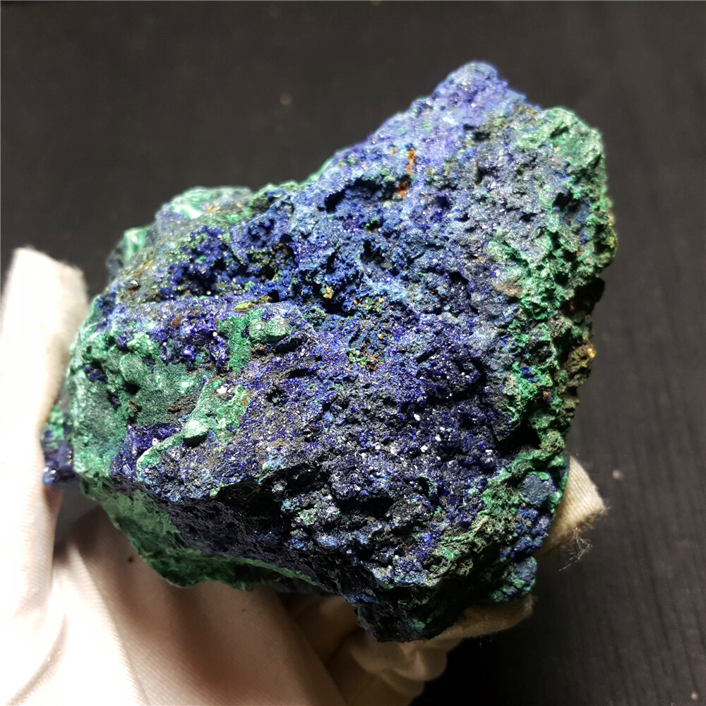 ボトリオイダル・アズライト TOP 480g Blue Azurite Malachite Chessylite Crystal Mineral