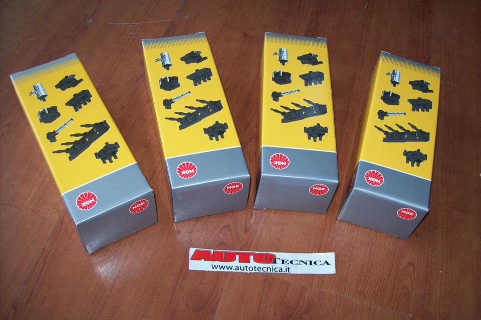 Kit 4 Bobine NGK R8 rosse Golf V VI 2.0 GTI TFSI TSI Audi A3 S3 A4 TT Seat Leon - Image 2 of 2