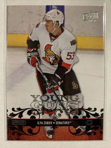2008-09 Upper Deck Young Guns Rookie #232 Ilya Zubov YG RC Ottawa Senators - Picture 1 of 2