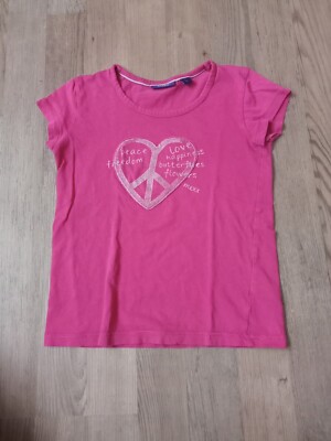 Schickes T-Shirt Shirt Gr. 110/116 v. MEXX TOP Mädchen 