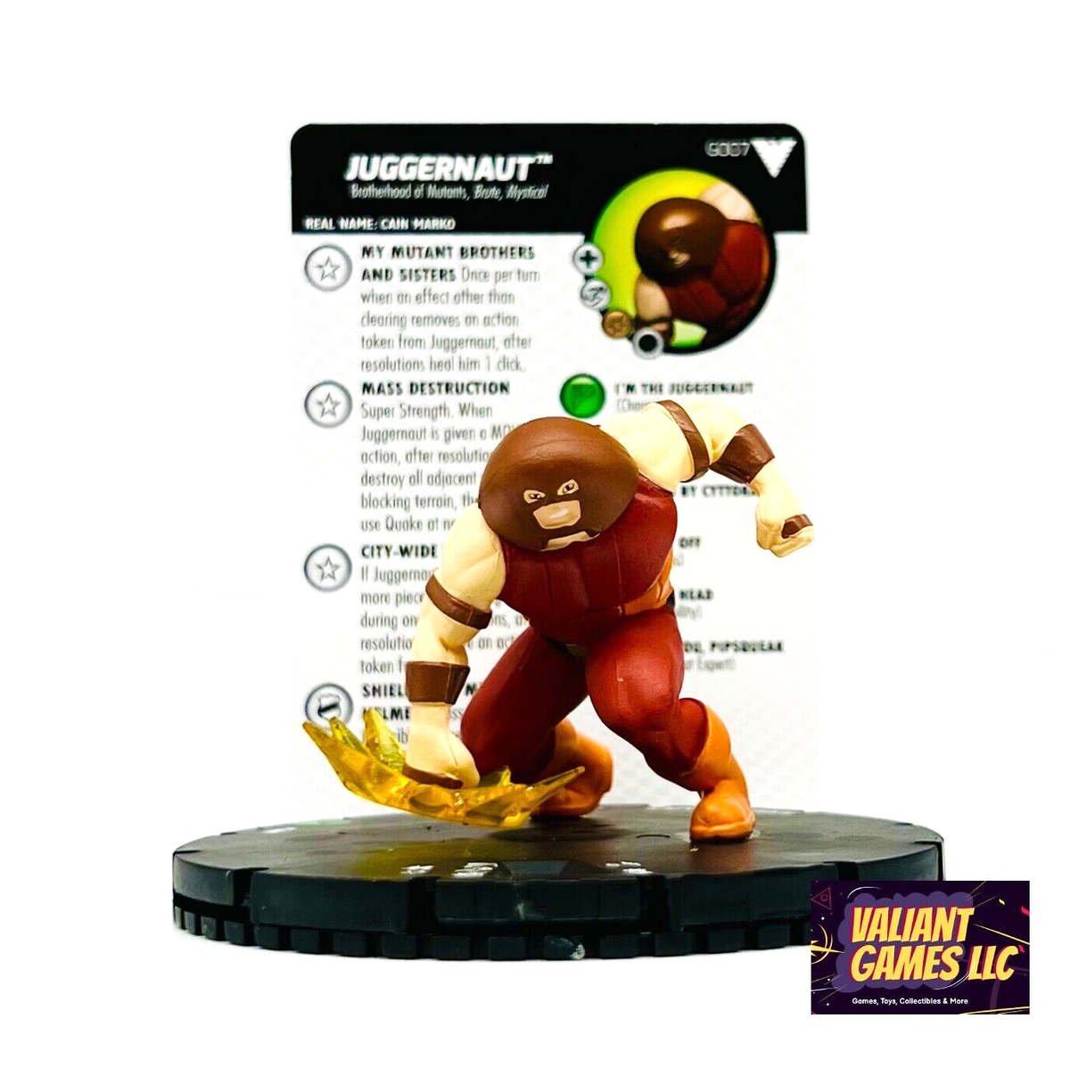Marvel Heroclix Juggernaut #G007 w/ Card X-Men Dark Phoenix Saga
