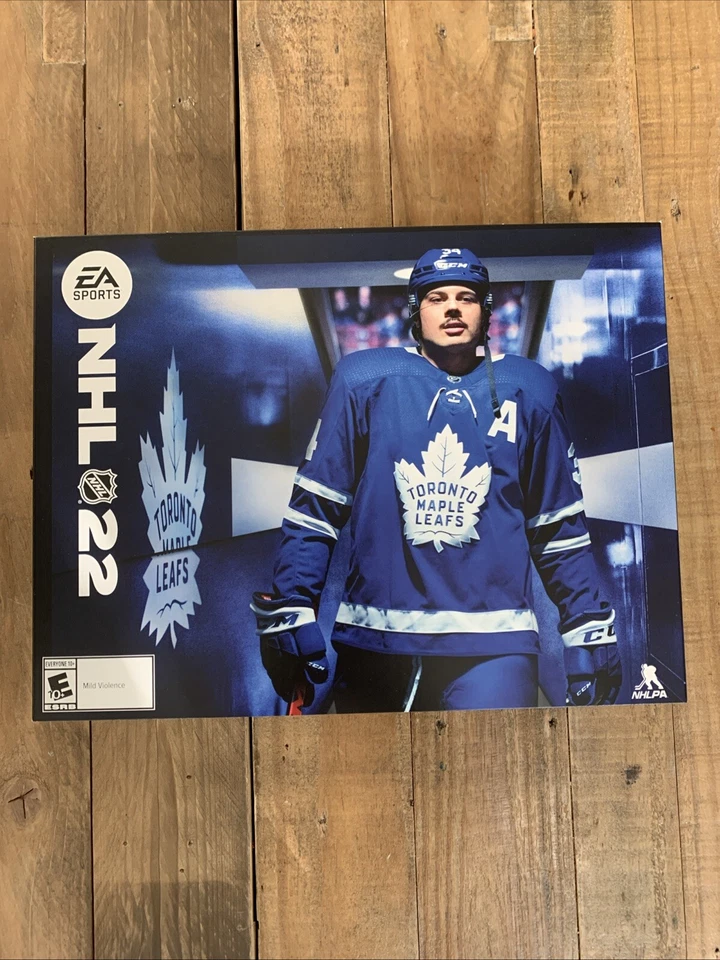 Rare NHL 22 Auston Mathews Game Store Toronto Maple Leafs🍁Promo Display Poster - Image 2 of 4