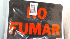 Spanish Language No Fumar (No Smoking), Lot of 2, FREE SHIPPING