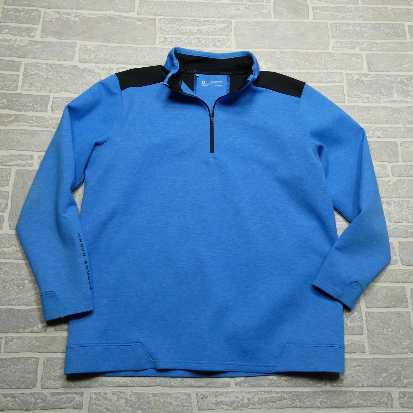 Under Armour Golf Storm Tech Sweatshirt Adult 2XL Blue Coldgear Jacket Pullover