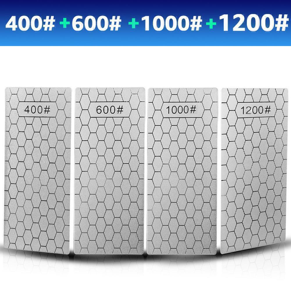 4 x afilador de cuchillos de diamante piedra de afilar herramientas de cocina nu