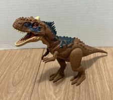 Jurassic World Dominion Roar Strikers Rajasaurus Dinosaur Figure Tested Works