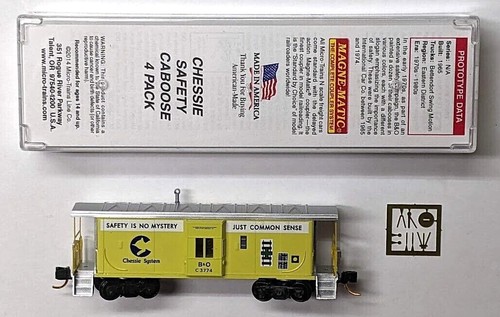 MTL Micro-Trains 13054150 130150 Baltimore y Ohio B&O C3774 ventana de bahía furgón de cola | Zustand: New