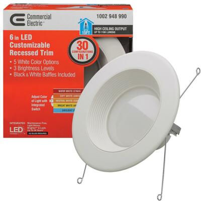 6'' Ceiling Can LED Light Kit Color Changeable Temp Dimmable