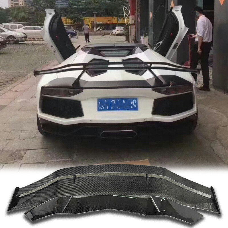 Lamborghini Aventador Spoiler Pro Composite Rear Vented Spoiler With