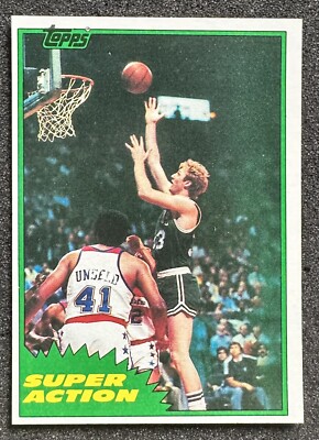 1981-82 Topps Larry Bird Basketball Card Panini Nba Hoops Vintage