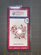 SPELLBINDERS SHAPEABILITIES DIE D-LITES -FANTASTIC FLOURISH ONE- S2-010