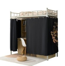 Full Size Bunk Bed Blackout Curtains Heavy-Duty for Bottom Men Women Teens, B...