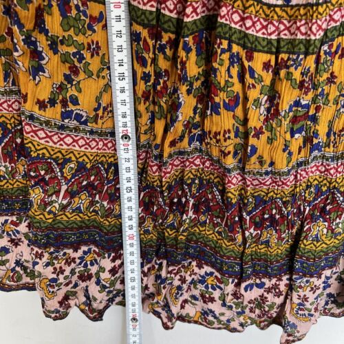Urban Outfitters V neck Boho Midi Dress Maxi Size M L Archive renewal - Picture 8 of 12