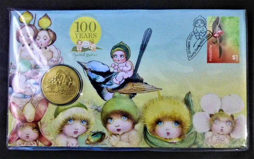 AUSTRALIAN $1 PNC 2016 - GUMNUT BABIES 100TH ANNIVERSARY COMMEMORATIVE COIN