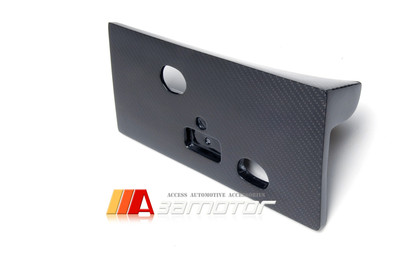 Carbon Fiber Front Number License Plate Bracket fits Mitsubishi Evolution EVO 8