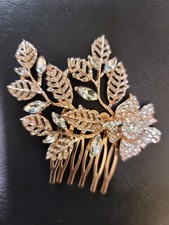 Bridal Wedding Hair Accessories Crystal Hair Comb Clips for Women Rhinestone Hai