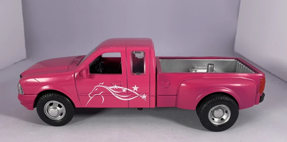 BONITO 2004 nuevo Ray 1/27 Country Life Ford F-350 Super Duty doble rosa Foto 2 de 4