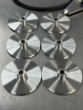 QTY 1 W. M. BERG 2.200” DIA. STAINLESS MOTOR PULLEY 1/4” BORE WITH 16.5” BELT