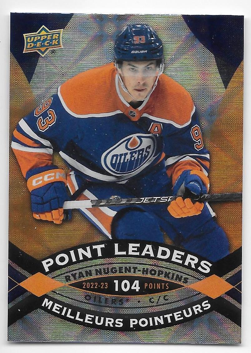 23/24 2023 UPPER DECK TIM HORTONS HOCKEY POINT LEADERS CARDS PLXX U