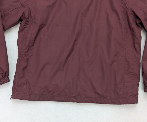 Joes USA Men's Jacket Size XL V-Neck Maroon Pullover Windbreaker Lightweight - Picture 18 of 18