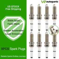 8x Iridium & Platinum Spark Plugs For 2018-2020 Mercedes-Benz AMG GT R 4.0L V8
