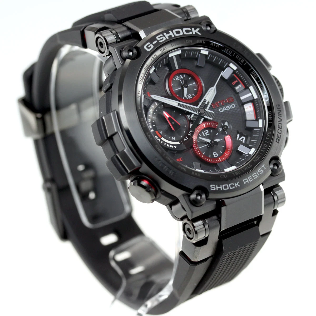 CASIO G-SHOCK MT-G MTG-B1000B-1AJF Total Black Bluetooth Solar Men Watch Japan