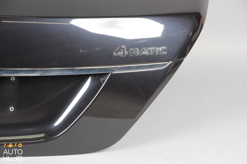 07-13 Mercedes W221 S550 S600 S63 AMG Trunk Lid Shell Chromite Black OEM - Image 4 of 4