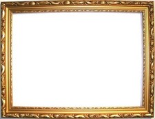 BILDERRAHMEN Innenmaß ca. 90x60 cm - HOLZ BAROCK GOLD aufwendige VERZIERUNGEN