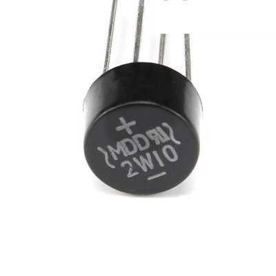 10/50/100pcs DIP 2W10 2A/1000V bridge rectifier silicon bridge rectifier