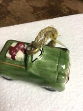 Christmas Ornament Porcelain Car