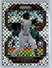 Luis Robert 2022 Panini Prizm Power Plaid Prizm Card #/75 Chicago White Sox