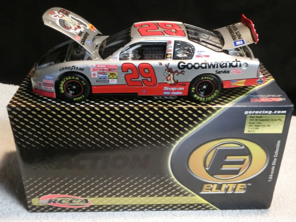 Kevin Harvick #29 Goodwrench/Looney Tunes/2001 Monte Carlo Elite  1/24 Diecast - Image 3 of 4