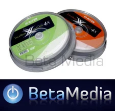 10 x RITEK DVD+RW - 4x 4.7GB 120min Rewritable DVD Re-writable Discs