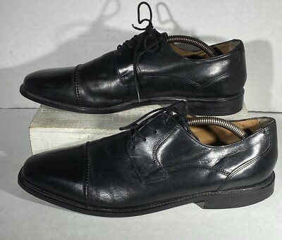 Florsheim Black Leather Derby Lace-Up Shoes Size 12 D Florsheim Comfortech Men 12 D Derby Black Leather Bio  main image 2