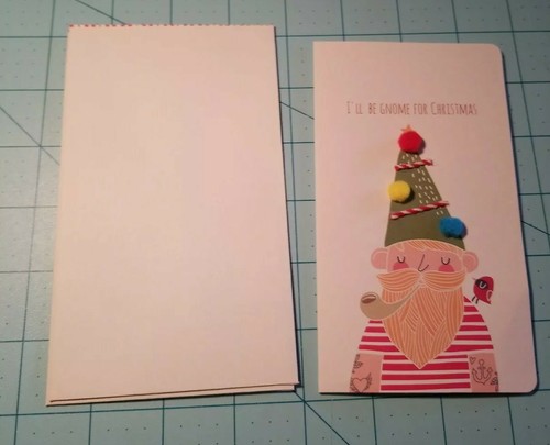 Elum & C.R. Gibson: 6 Gnome Themed Christmas Cards In 2 Different Designs - NEW - Picture 10 of 12