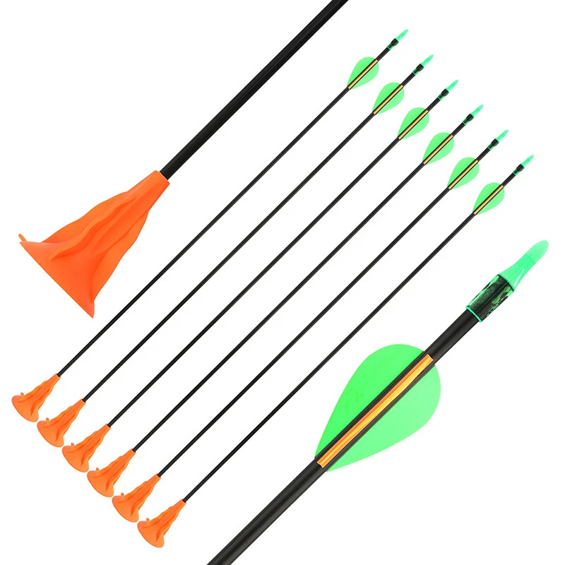 29 Inch Archery Sucker Arrows Safty Suction Cup Children OD 6mm Game Target - Image 4 of 4