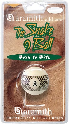 New Aramith 2.25'' Novelty Snakeskin Snake Replacement 9 BALL - 2 1/4 INCH 