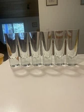 6 Italian Brunch Mimosa Heavy Bullet Gump Carlo Moretti 6.5 OZ Glass Barware