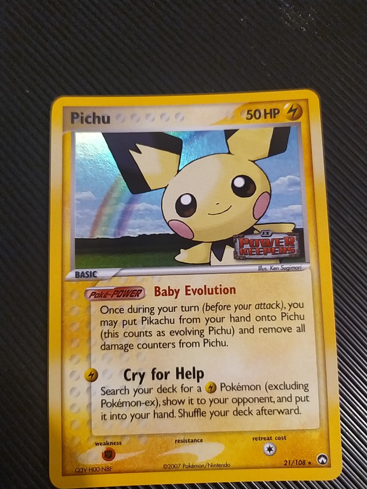 Pichu 2007 EX: Power Keepers #021/108 Reverse Holo Price Guide