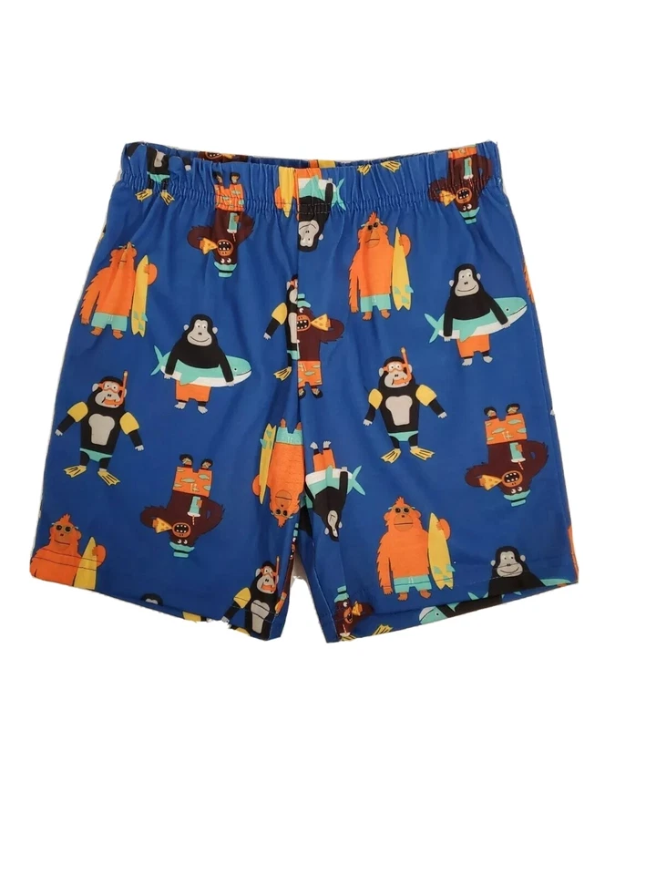 Carter's Niños 3 piezas Pijama Tallas 5 y 8 GORILLA MONKEY Surf Dormir Repetición Pantalones Cortos Foto 4 de 4