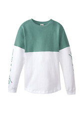 Victoria's Secret Pink Oversize Varsity Crew Neck Color White NWT