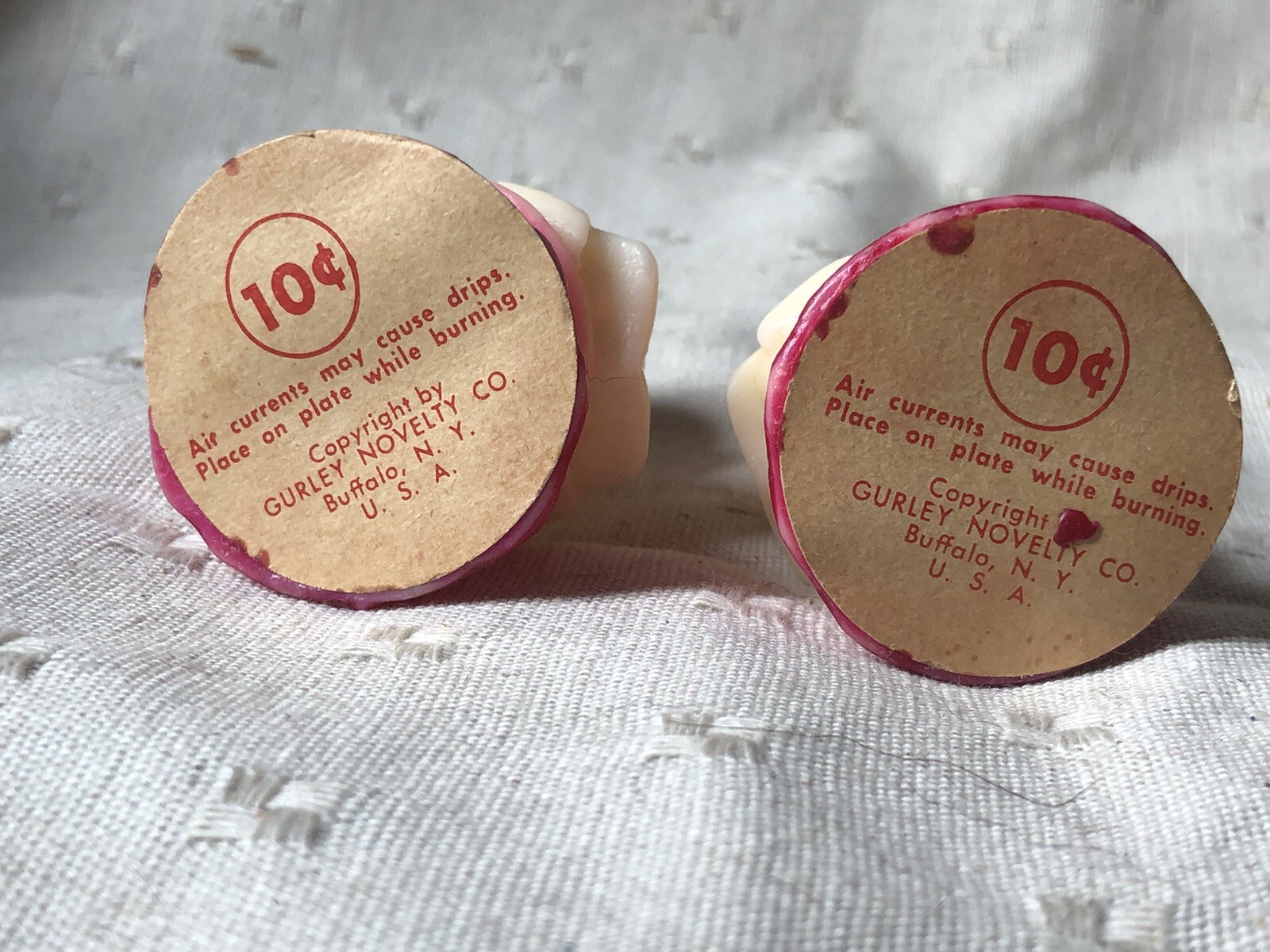 VTG. Gurley Novelty Co. Xmas Choir Boy&Girl Candles With Tags eBay